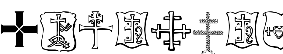 Christian Crosses IV cкачать шрифт бесплатно
